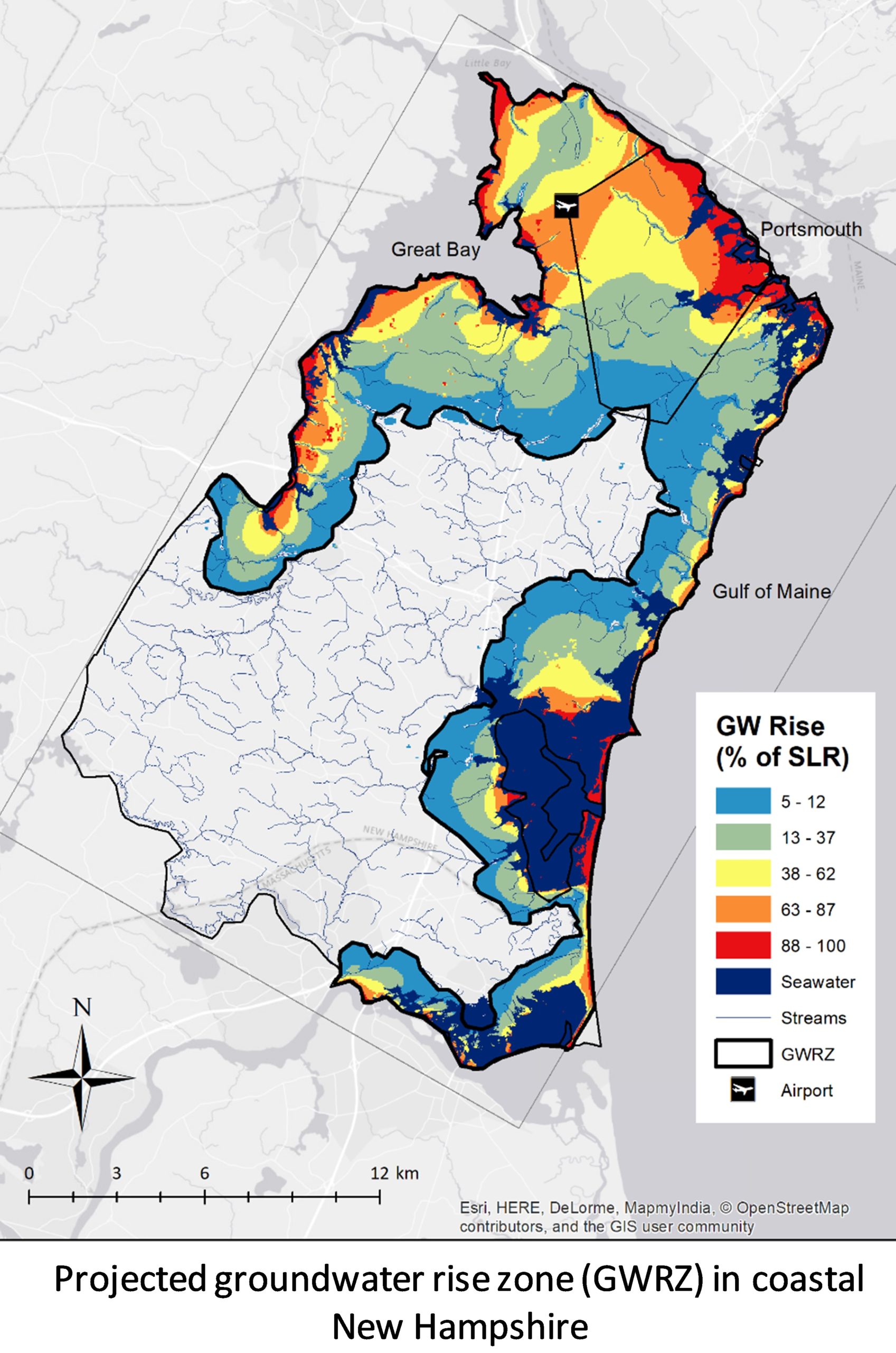 Groundwater Rise Zone